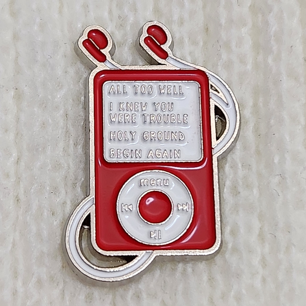 Red Era iPod Taylor Swift Enamel Pin
